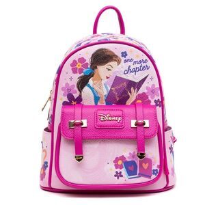 WondaPop Beauty & The Beast - Belle 11" Vegan Leather Fashion Mini Backpack. NWT